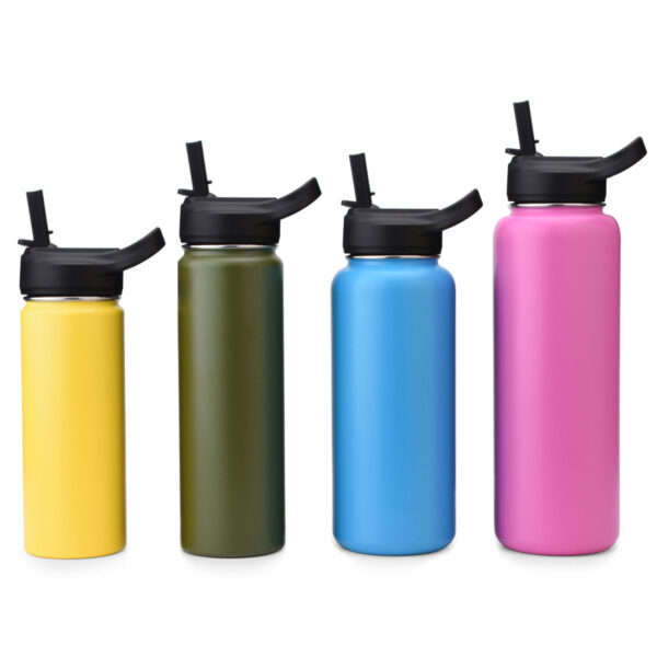 Wide mouth vacuum insulated sport water bottle - Image 4