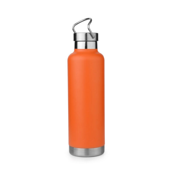 Small mouth lid vacuum insulated sport water bottle with handle - Image 2