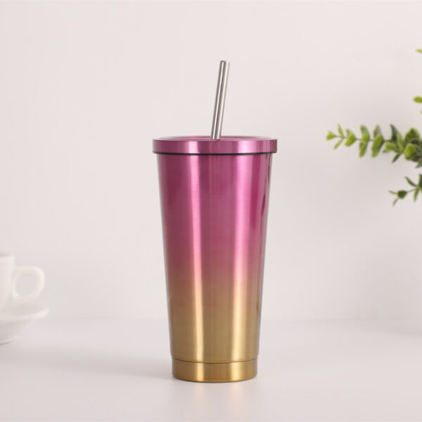 Larger tavel tumbler with SS lid and straw - Image 2