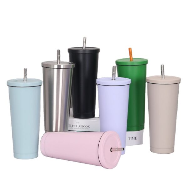 Larger tavel tumbler with SS lid and straw - Image 4