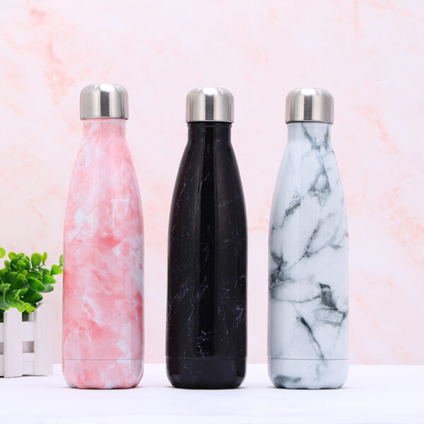 Cola vacuum insulated water bottle with small lid - Image 2