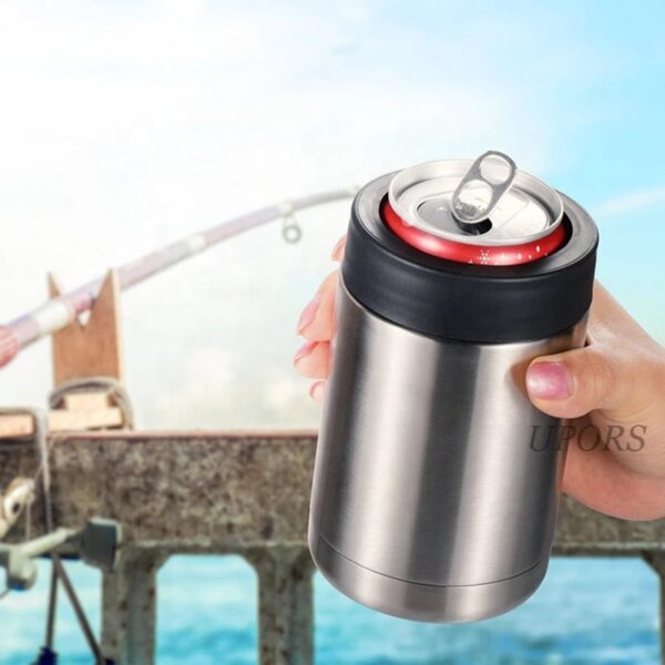 Vacuum Insulated Stainless Steel Can Cooler Bottle Holder - Image 5