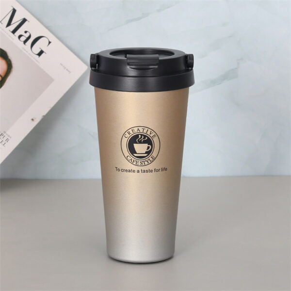 insulated vacuum stainless steel coffee mug